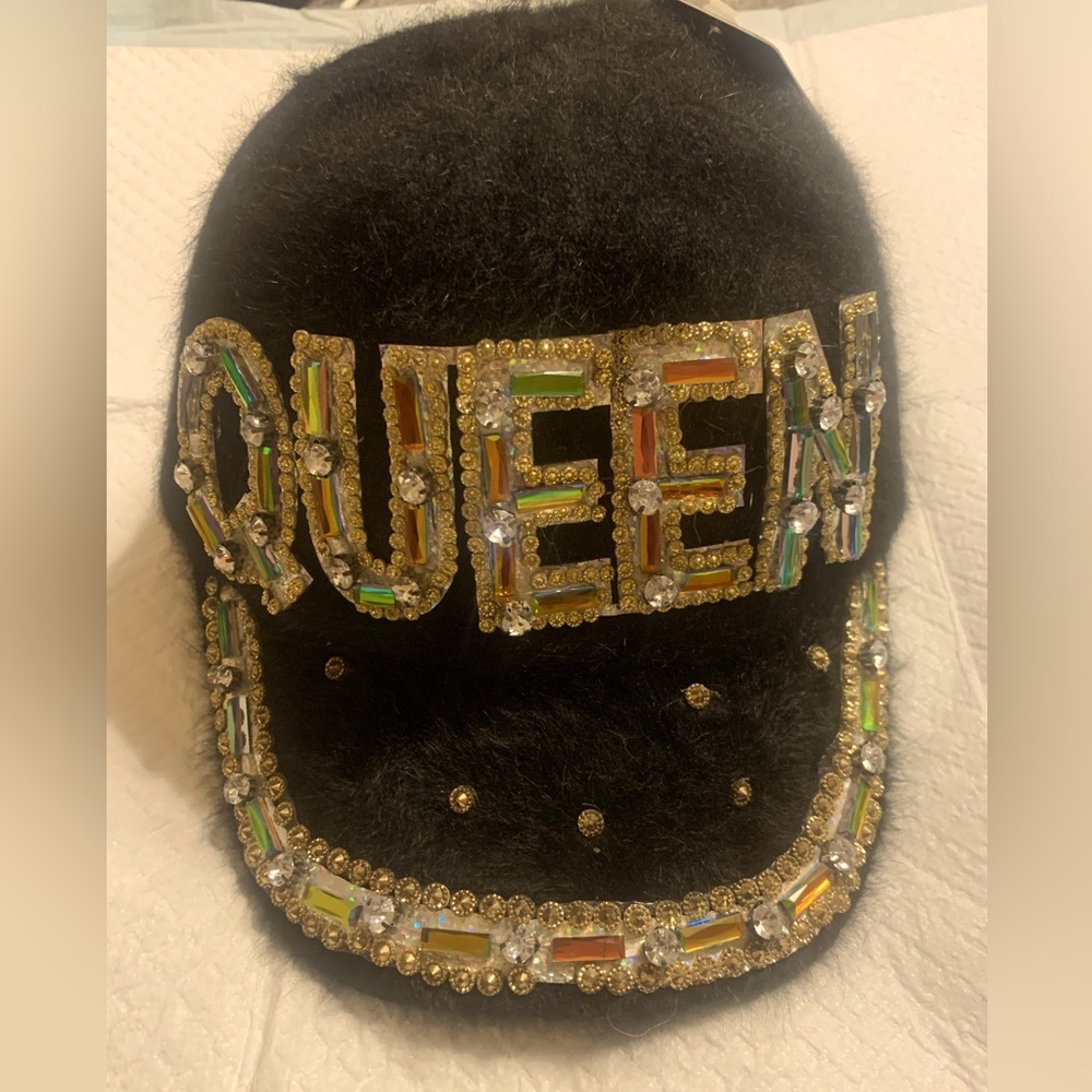 vintage Fluffy baseball cap